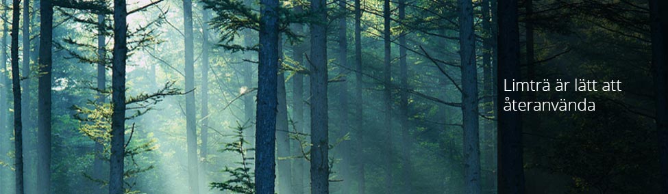 Limträ är lätt att återanvända